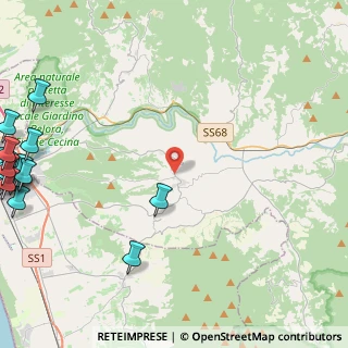Mappa Via dei Tre Comuni, 56040 Guardistallo PI, Italia (8.173)