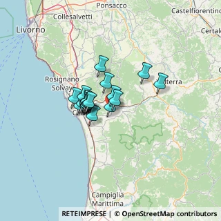 Mappa Via dei Tre Comuni, 56040 Guardistallo PI, Italia (8.515)