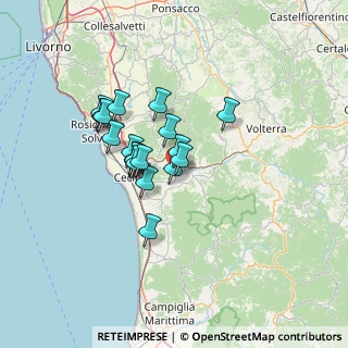Mappa Via dei Tre Comuni, 56040 Guardistallo PI, Italia (10.2605)