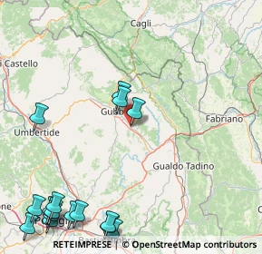 Mappa Via Appennino, 06024 Gubbio PG, Italia (25.72125)