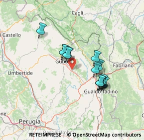 Mappa Via Appennino, 06024 Gubbio PG, Italia (11.69429)