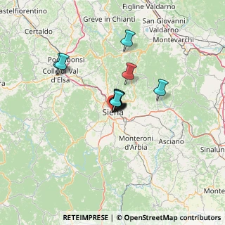 Mappa Via del Poggio, 53100 Siena SI, Italia (7.84636)