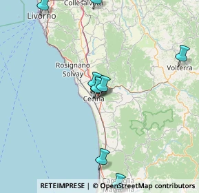 Mappa Via Pian Di Laghetto, 57023 Cecina LI, Italia (25.356)
