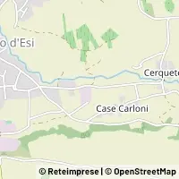 Map Cerreto d'Esi