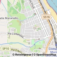 Mapa Civitanova Marche