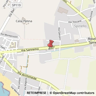 Mappa Via Sanremo, 97018 Scicli, Ragusa (Sicilia)