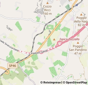 Mappa Strada Provinciale 46 Ispica Pozzallo, 97014 Ispica RG, Italia (0.87391)