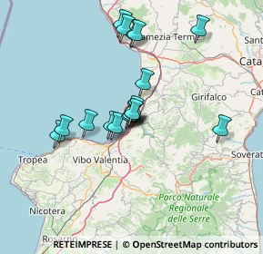 Mappa Autostrada del Mediterraneo, 89812 Pizzo VV, Italia (12.81588)