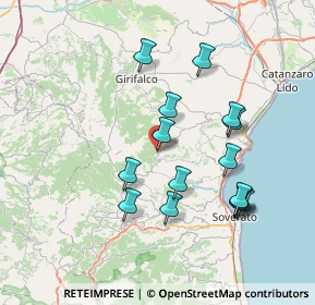 Mappa Traversa II Via Generale Canistrà, 88050 Palermiti CZ, Italia (7.81667)