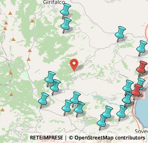 Mappa Traversa II Via Generale Canistrà, 88050 Palermiti CZ, Italia (6.3515)