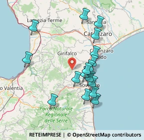 Mappa Traversa II Via Generale Canistrà, 88050 Palermiti CZ, Italia (15.32)