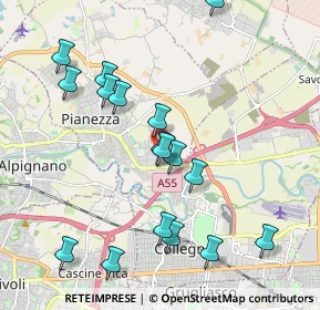 Mappa Via Verbania, 10044 Pianezza TO, Italia (2.11176)