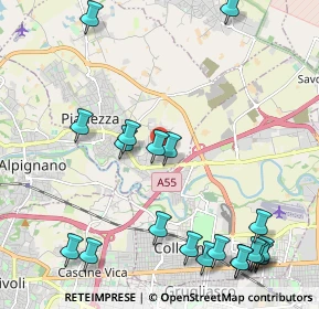 Mappa Via Verbania, 10044 Pianezza TO, Italia (2.7485)