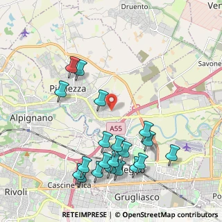 Mappa Via Verbania, 10044 Pianezza TO, Italia (2.3485)
