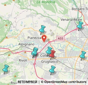 Mappa Via Verbania, 10044 Pianezza TO, Italia (6.20154)