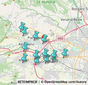 Mappa Via Verbania, 10044 Pianezza TO, Italia (3.54615)