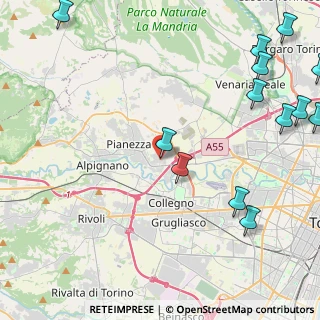 Mappa Via Verbania, 10044 Pianezza TO, Italia (6.31231)