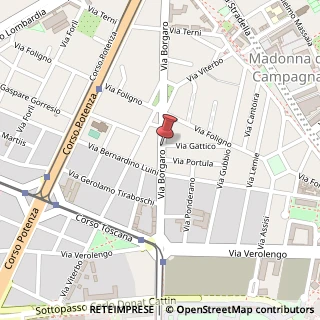 Mappa Via Borgaro,  67, 10149 Torino, Torino (Piemonte)