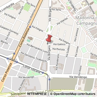 Mappa Via Borgaro, 65, 10149 Torino, Torino (Piemonte)