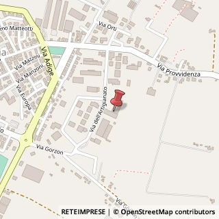 Mappa Via dell'Artigianato, 261, 45020 Lusia, Rovigo (Veneto)