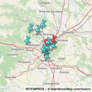 Mappa Via Cardinal Guglielmo Massaia, 10147 Torino TO, Italia (8.71364)