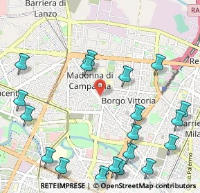 Mappa Via Stradella, 10147 Torino TO, Italia (1.4175)