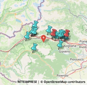 Mappa Via Massimo D'Azeglio, 10053 Bussoleno TO, Italia (10.7345)