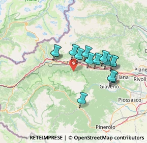 Mappa Via Massimo D'Azeglio, 10053 Bussoleno TO, Italia (11.01214)