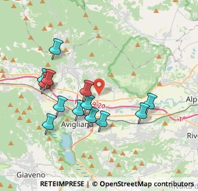 Mappa Piazza S. Anna, 10051 Avigliana TO, Italia (3.59308)