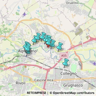 Mappa Via Massimo D'Azeglio, 10044 Pianezza TO, Italia (1.23077)