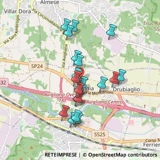 Mappa Via Grangia, 10051 Avigliana TO, Italia (0.8235)
