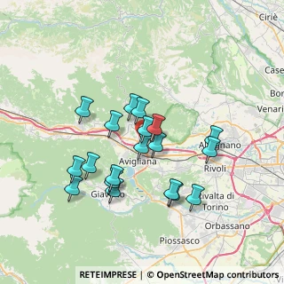 Mappa Via Grangia, 10051 Avigliana TO, Italia (6.37526)