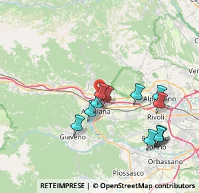 Mappa Via Grangia, 10051 Avigliana TO, Italia (7.40417)