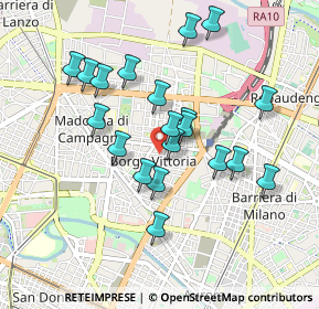 Mappa Via Beggiamo Cristoforo, 10147 Torino TO, Italia (0.833)