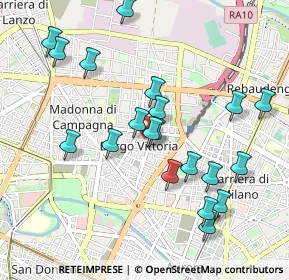 Mappa Via Beggiamo Cristoforo, 10147 Torino TO, Italia (0.998)