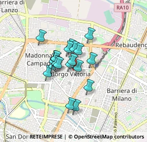 Mappa Via Beggiamo Cristoforo, 10147 Torino TO, Italia (0.573)