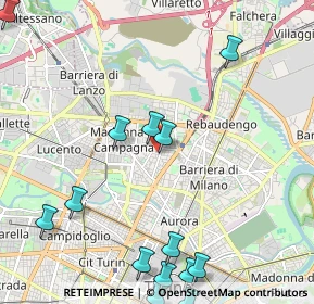 Mappa Via Beggiamo Cristoforo, 10147 Torino TO, Italia (2.88357)