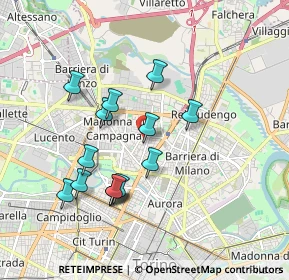 Mappa Via Beggiamo Cristoforo, 10147 Torino TO, Italia (1.69143)