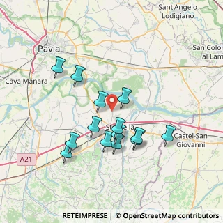 Mappa Via Cantarana, 27049 Stradella PV, Italia (6.64643)