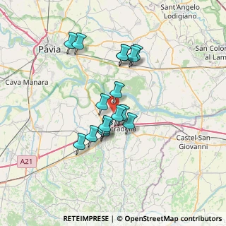 Mappa Via Cantarana, 27049 Stradella PV, Italia (5.7175)