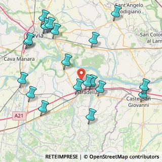 Mappa Via Cantarana, 27049 Stradella PV, Italia (10.115)
