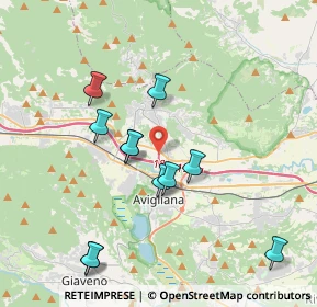 Mappa Via Cascina Rolle, 10051 Avigliana TO, Italia (3.75455)