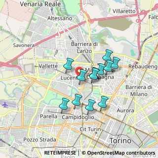 Mappa Corso Toscana, 10149 Torino TO, Italia (1.37667)