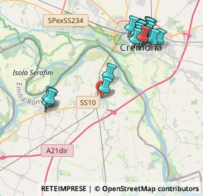 Mappa Via Stradello Peloso, 29010 Castelvetro Piacentino PC, Italia (4.537)