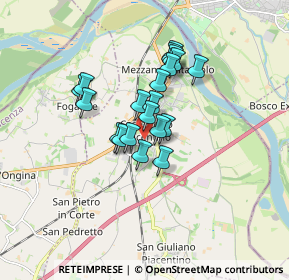 Mappa Via Stradello Peloso, 29010 Castelvetro Piacentino PC, Italia (1.2145)