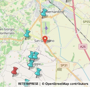 Mappa Strada Alessandria, 15020 Casale Monferrato AL, Italia (3.533)