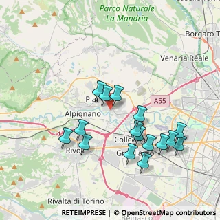 Mappa Via Arrigo Boito, 10044 Pianezza TO, Italia (3.85375)