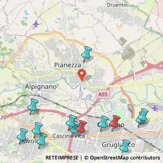 Mappa Via Arrigo Boito, 10044 Pianezza TO, Italia (3.38692)