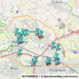 Mappa Via Arrigo Boito, 10044 Pianezza TO, Italia (2.3815)