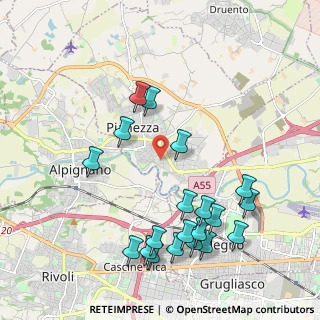 Mappa Via Arrigo Boito, 10044 Pianezza TO, Italia (2.314)